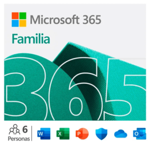 Microsoft 365 Familia licencia digital 01 año