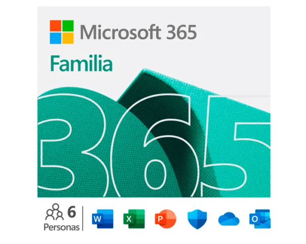 Microsoft 365 Familia licencia digital 01 año